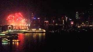 Happy New Year ! The preview image of the 2nd video is blurred, but the video is sharp. Get a taste of being there in Victoria Harbor that night . . . New Year's Eve firework display, 2014 : Hong Kong 香港