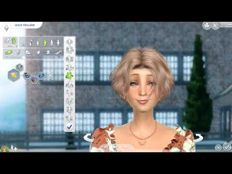 sims 4 realistic style download townies female Leslie Holland by Bonita100 Cas Video Preview