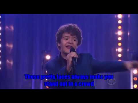 The Stranger Things Cast | LYRICS | Medley | 2017 | Upside Down | with James Corden