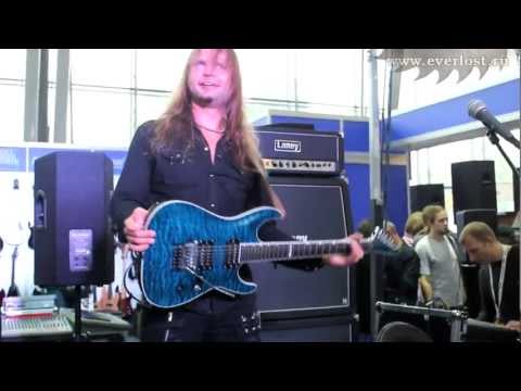 Andrey Smirnov at ESP Booth at Music Moscow 2011 show