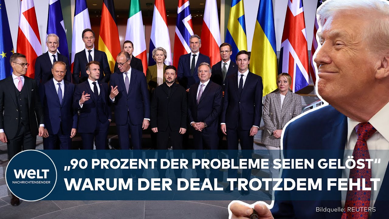 UKRAINE-GIPFEL: Trump sendet positive Signale – Sicherheitsgarantien bleiben der Knackpunkt