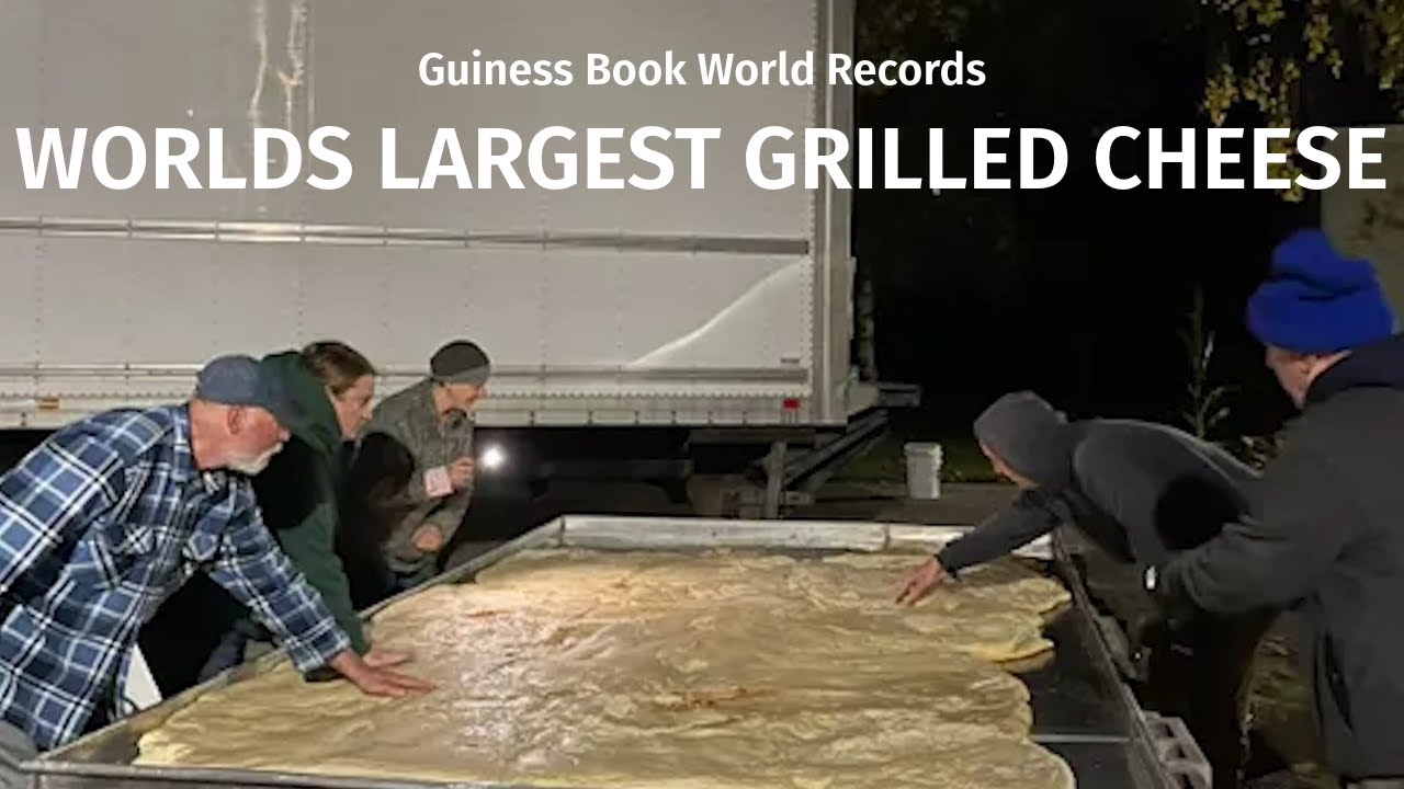 Smashing Records: The World's Biggest Grilled Cheese Sandwich