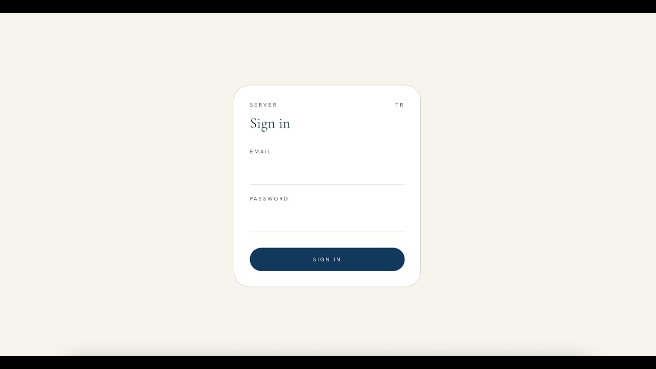 Staff panel demo preview