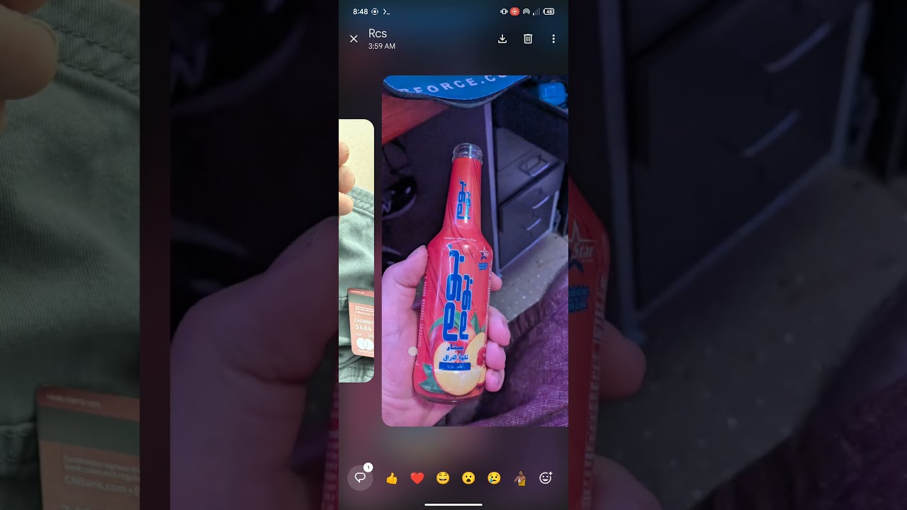 Google Messages media replies swiping demo - YouTube