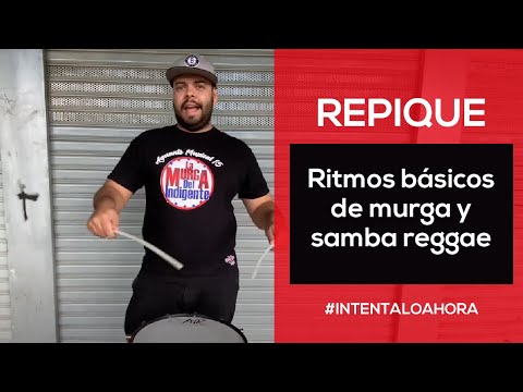 APRENDE MUY FÁCIL REPIQUE | BASE DE MURGA Y DE SAMBA REGGAE BÁSICO | David Echeverri 2023
