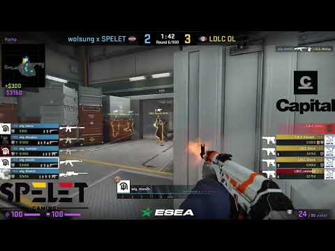 Wolsung vs LDLC OL: ESEA Advanced S41 MSN Ace on Nuke