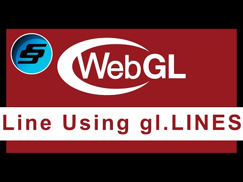 Drawing A Line Using gl LINES WebGL Programming | 3D Web Development