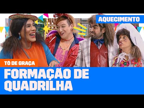 Graça faz ARRAIÁ e a POLÍCIA baixa na comunidade | Aquecimento Tô De Graça | Humor Multishow