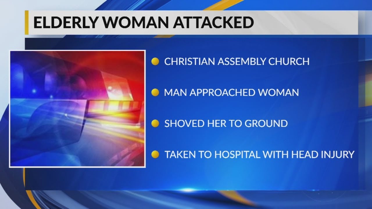 Elderly woman attacked