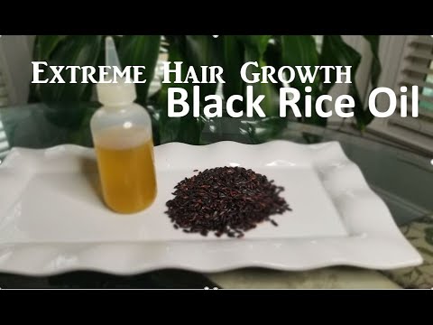 How to Make Homemade Black Rice Oil for Rapid Hair...