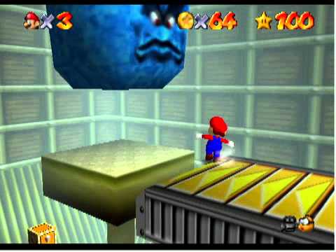 Super Mario64 Walkthough Part30-*100 coins clock* With Grimcon77