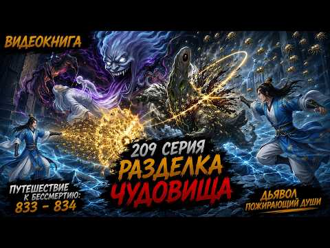 Путешествие к бессмертию 209 серия | Главы 833 - 834. Разделка Чудовища
