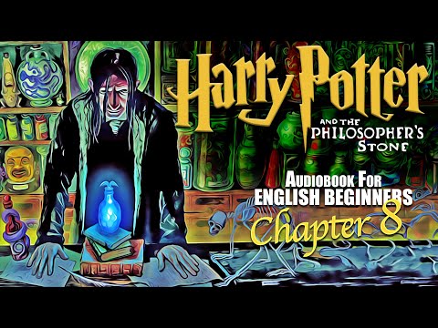🧙‍♂️⚡HARRY P0TTER BOOK 1 Ch-8⚡🧙‍♂️ audiobook for English Beginners (Leitura Guida)