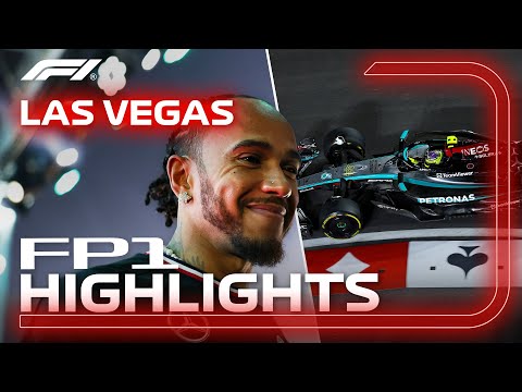 F1 2024 F1第22戦ラスベガスGP(ラスベガス)2024年 FP1ハイライト動画