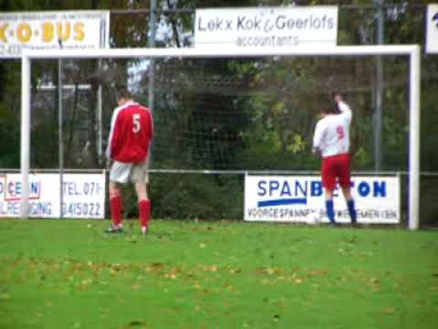07-11-09 Koudeker 2 - Sportlust 46 4 4-1 Doelpunt Rutger Dubbeld