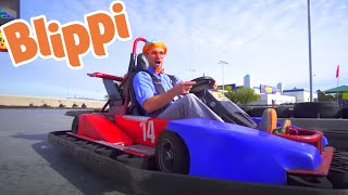 Blippi Visits the Go Kart Track & More Learnin