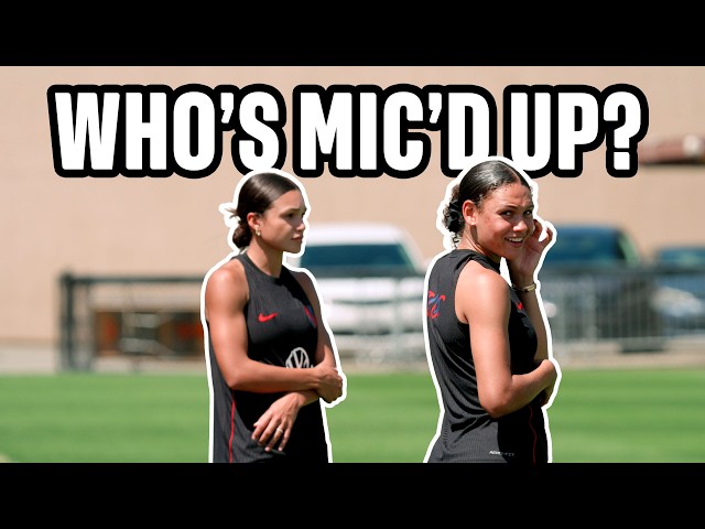 USWNT Mic'd Up | Trinity Rodman 🎤