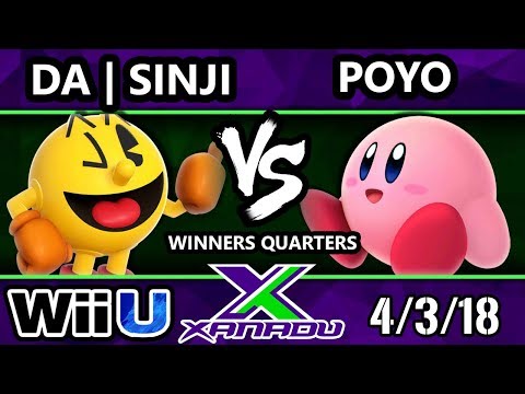 S@X 244 Smash 4 - Poyo (Kirby) Vs. DA | Sinji (Pacman) - Wii U Winners Quarters