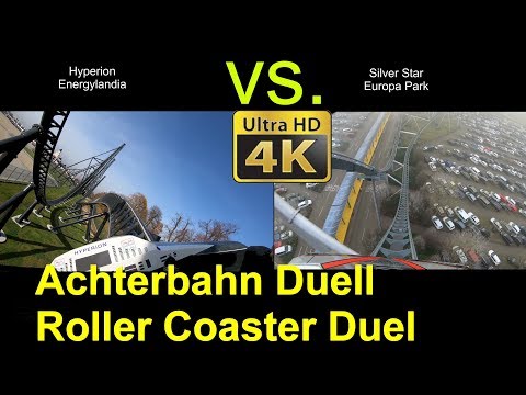 Silver Star vs. Hyperion (Onride) Achterbahn Duell - Europa Park Silver Star – Energylandia Hyperion