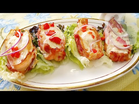 Desayuno Huevos al Horno Para Mama Rápidos 🙌👨🍳😘🐓🐣👩👧👦🍳🧂🥓