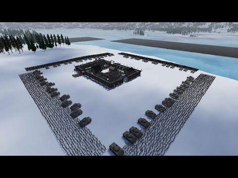 German Army Fortress Defense against 800000 Zombies Horde - UEBS2 - Ultimate Epic Battle Simulator 2