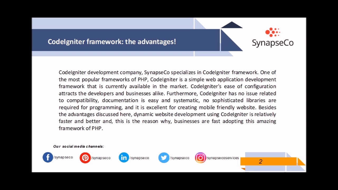 CodeIgniter development company: contact us!