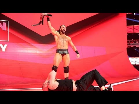 WWE RAW 2nd march 2020 HD// brock lesner vs drew mcintyre//Mcintyre attacked by brock lenser