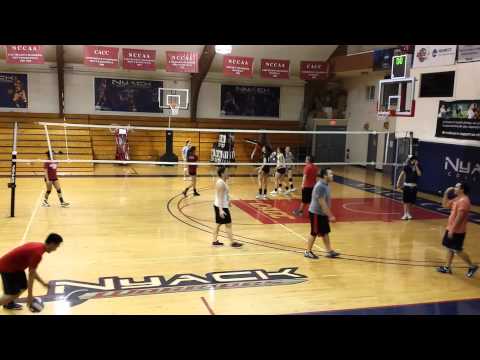 Nyack college coed volleyball game 6