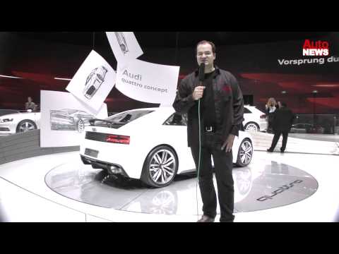 Audi quattro concept: Aufsehen erregende Studie auf dem Pariser Autosalon 2010