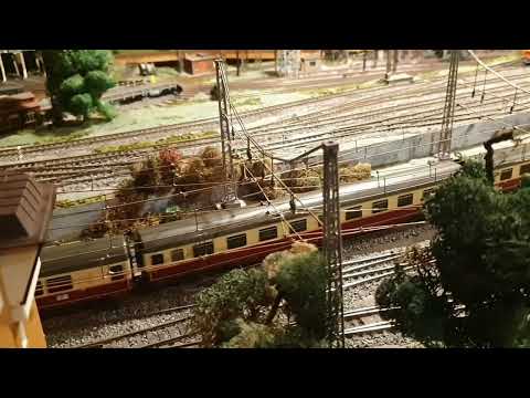 DB TEE Rheingold '83 auf Anlage Rheinburg - mit ESU 103 und Rivarossi Zug in H0