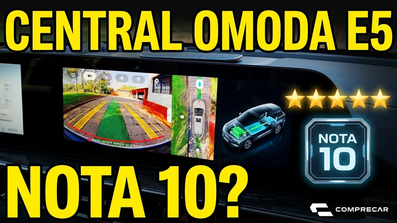 Omoda E5 - Todos os detalhes da central multimídia
