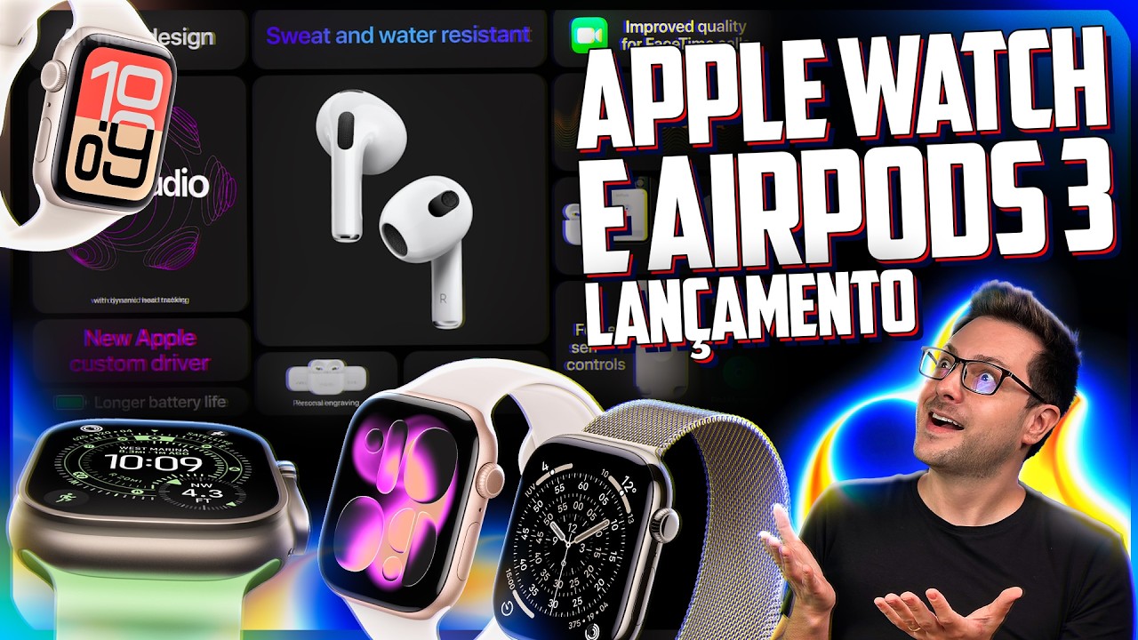 Apple LANÇOU! novos APPLE WATCH 11 e AIRPODS PRO 3 com funções INESPERADAS!🚨