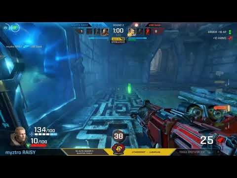 Анализ и разбор игры c58 BASE vs RAISY (Quake Open League 5)
