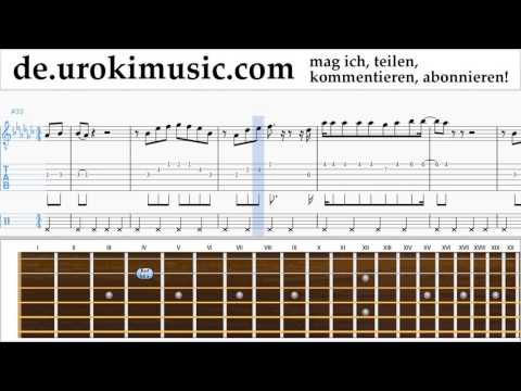Gitarre Lernen Charlie Puth - Attention Tabulatur Teil#2 um-i995