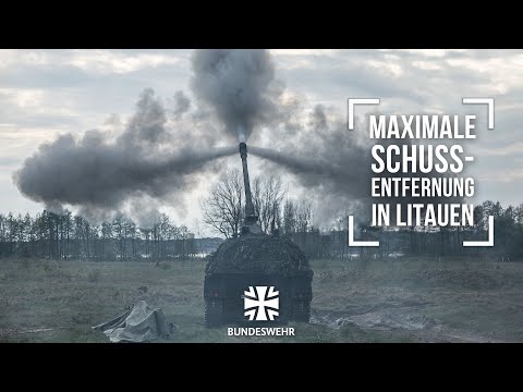 Panzerhaubitze 2000 schießt Maximaldistanz I Bundeswehr