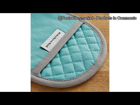 Lodge Silicone Hot Handle Holder - Dishwasher Safe Hot Handle Holder Designed for Lodge Cast Iron Skillets 9 Inches+ w/Keyhole Handle - Reusable Heat Protection Up to 500° - Red video review thumbnail