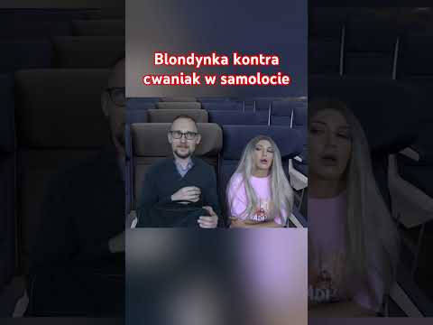 Blondynka kontra cwaniak w samolocie #śmieszne #polskihumor #humor #funny #comedy #małżeńskieżarty