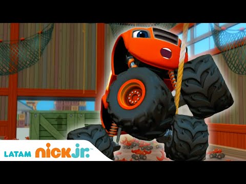 Blaze and the Monster Machines | Clase de Física con Blaze - parte 3 | Nick Jr. en Español