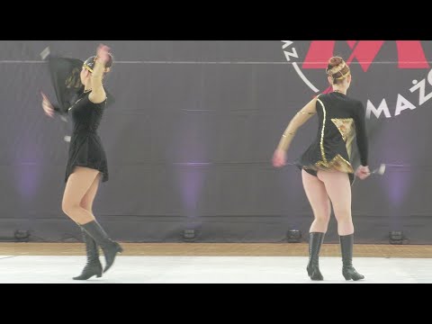 Majorettes 'FINEZJA' - Wschowa / Mażoretki | duo-trio flag senior | Wschowa 2023