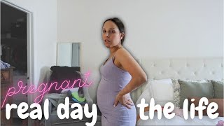 DAY IN THE LIFE OF A PREGNANT STAY AT HOME MOM 🤰🏽💕