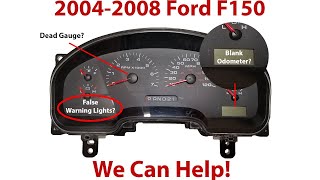 How to Remove 2004-2008 Ford F-150 Gauge Cluster with Odometer Problem