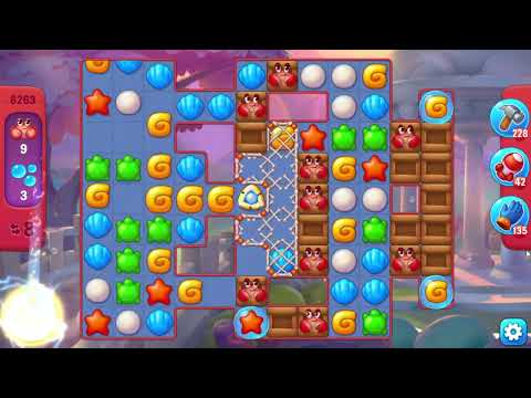 Fishdom 6263 Hard Level - 16 moves - NO BooSTERS