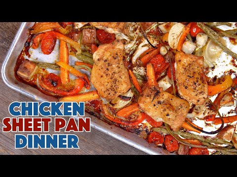 Chicken Sheet Pan Recipe - Glen And Friends Cooking