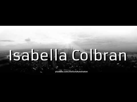How to pronounce Isabella in Spanish
