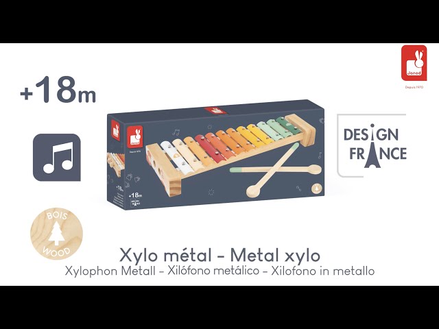Video teaser per Janod - Xylo Métal pour enfant