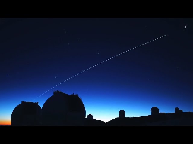 マウナケア天文台から星空ライブ 西側ビュー Star Map