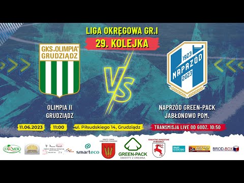 OLIMPIA II GRUDZIĄDZ - NAPRZÓD GREEN-PACK JABŁONOWO POM., V LIGA, GR.1