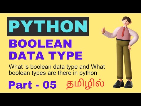 Learn Python In Tamil Boolean In Python Tamil