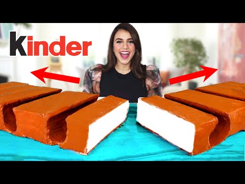 صنعت اكبر شوكولاتة كندر في العالم !! 🍫