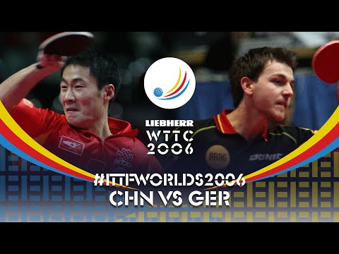 Wang Liqin vs Timo Boll  | 2006 World Table Tennis Championships (MT QF)